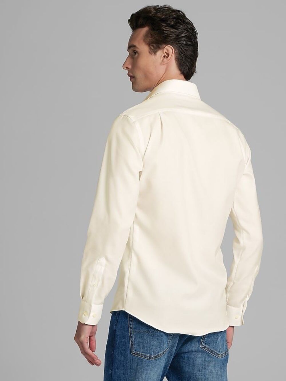 Pronto Uomo Slim Fit Queens Oxford Dress Shirt - Picture 3 of 9